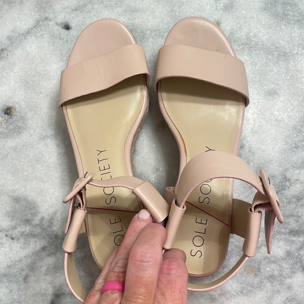 Sole society Annette Pale blush Espadrilles